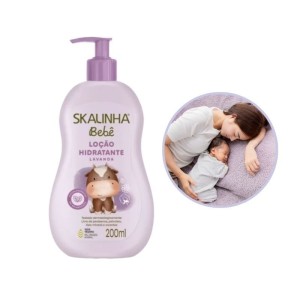 Loção Hidratante para Bebê Lavanda Skalinha Bebê 200ml