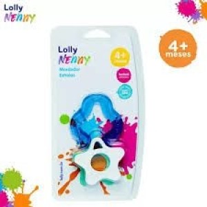 Lolly Nenny Mordedor Estrelas Azul +4 Meses.