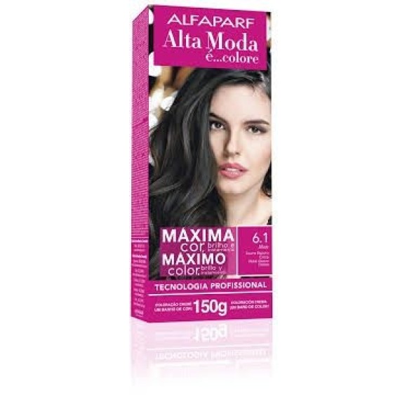 Tinta Alta Moda Com Amônia - 6.1 Louro Escuro