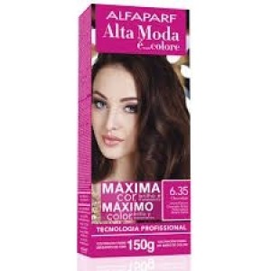 Tinta Alta Moda Com Amônia - 6.35 Louro Escuro