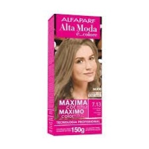 Tinta Alta Moda Com Amônia - 7.13 Louro Bege Médio