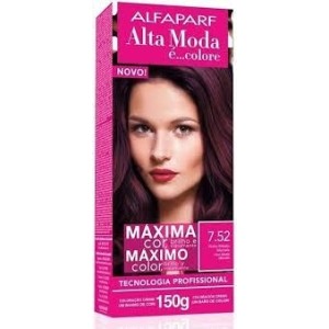 Tinta Alta Moda Com Amônia - 7.52 Vinho Marsala