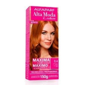 Tinta Alta Moda Com Amônia - 8.4 Louro Claro Cobre