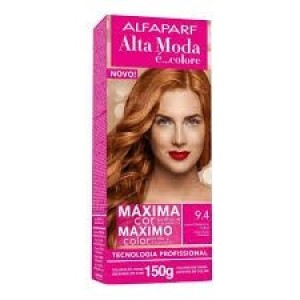 Tinta Alta Moda Com Amônia - 9.4 Louro Claríssimo Cobre