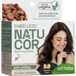 Tinta Natucor Sem Amônia - 5.0 Castanho Claro