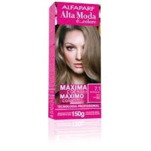 Tinta Alta Moda Com Amônia - 7.1 Louro Cinza