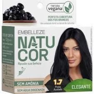 Tinta Natucor Sem Amônia - 1.7 Preto Azulado