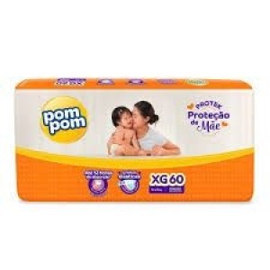 Fralda Pompom Hiper Derma XG Com 60