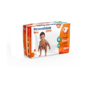 Fralda Personalidade Baby Ultra Sec Hiper XXG com 56