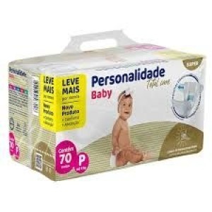 Fralda Personalidade Total Care P Com 70