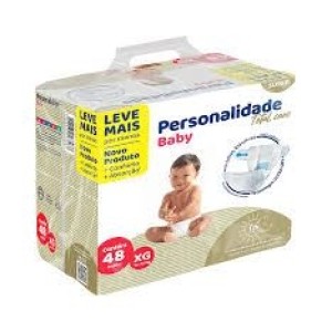 Fralda Personalidade Total Care XG Com 48