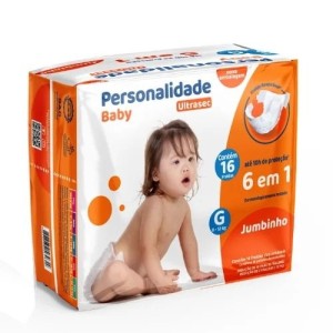 Fralda Personalidade Jumbinho G Com 16