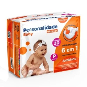 Fralda Personalidade Jumbinho P Com 22