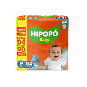 Fralda Hipopó Hiper P com 94