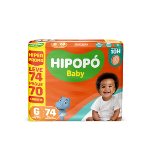 Fralda Hipopó Hiper G com 72