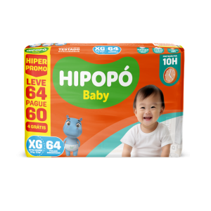 Fralda Hipopó Hiper XG com 64